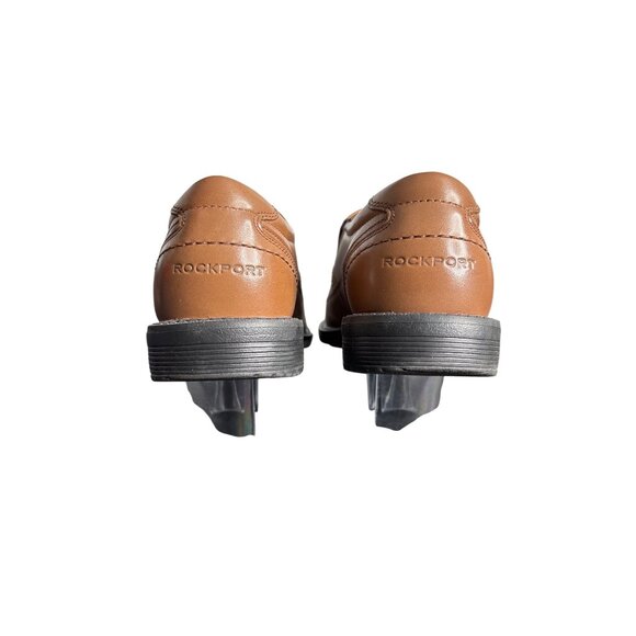 Rockport Walkability Men\'s Brown Leather Bicycle Toe Slip-On Shoes Size 9 main image 4